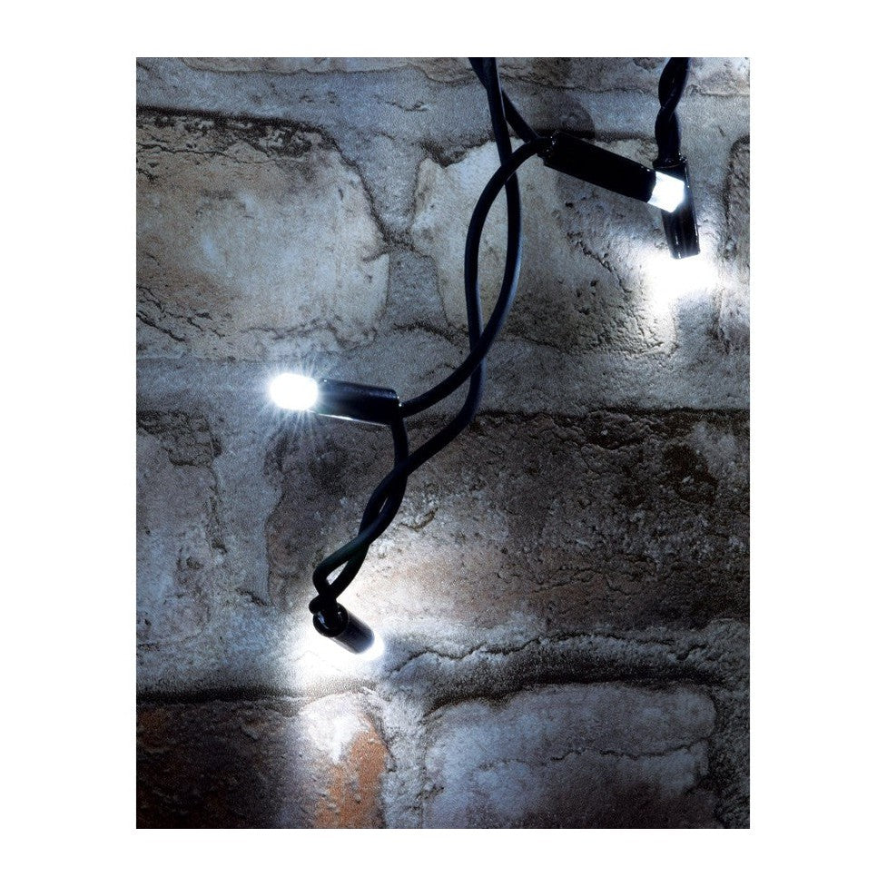 100 LED Connectable Icicle String Light CW