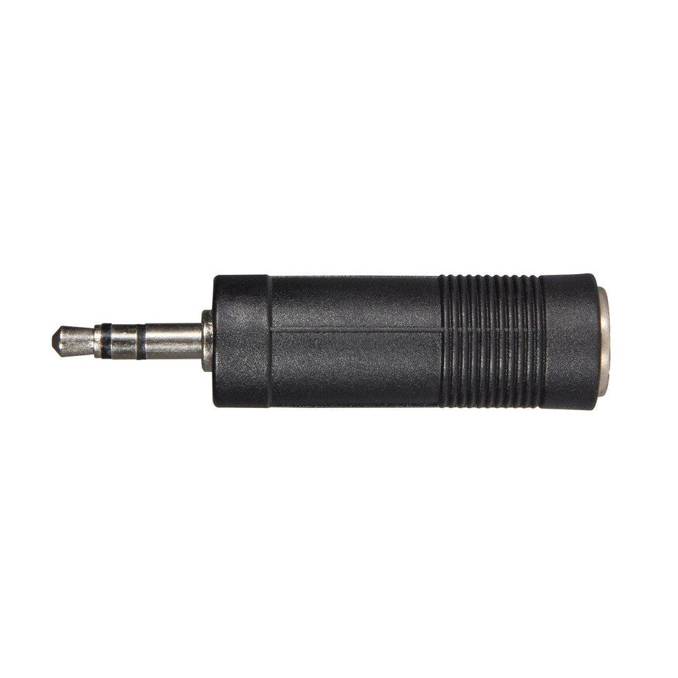 Adaptor 3.5mm Stereo Jack Plug - 6.3mm Stereo Socket