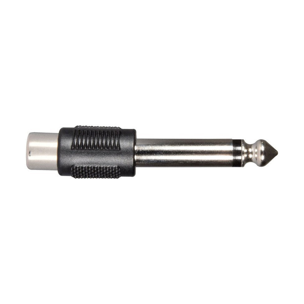 Adaptor 6.3mm Mono Jack Plug - RCA Socket