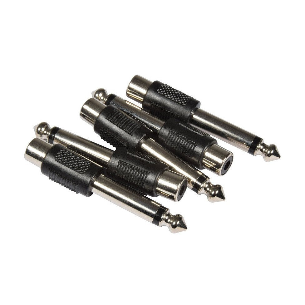 Adaptor 6.3mm Mono Jack Plug - RCA Socket