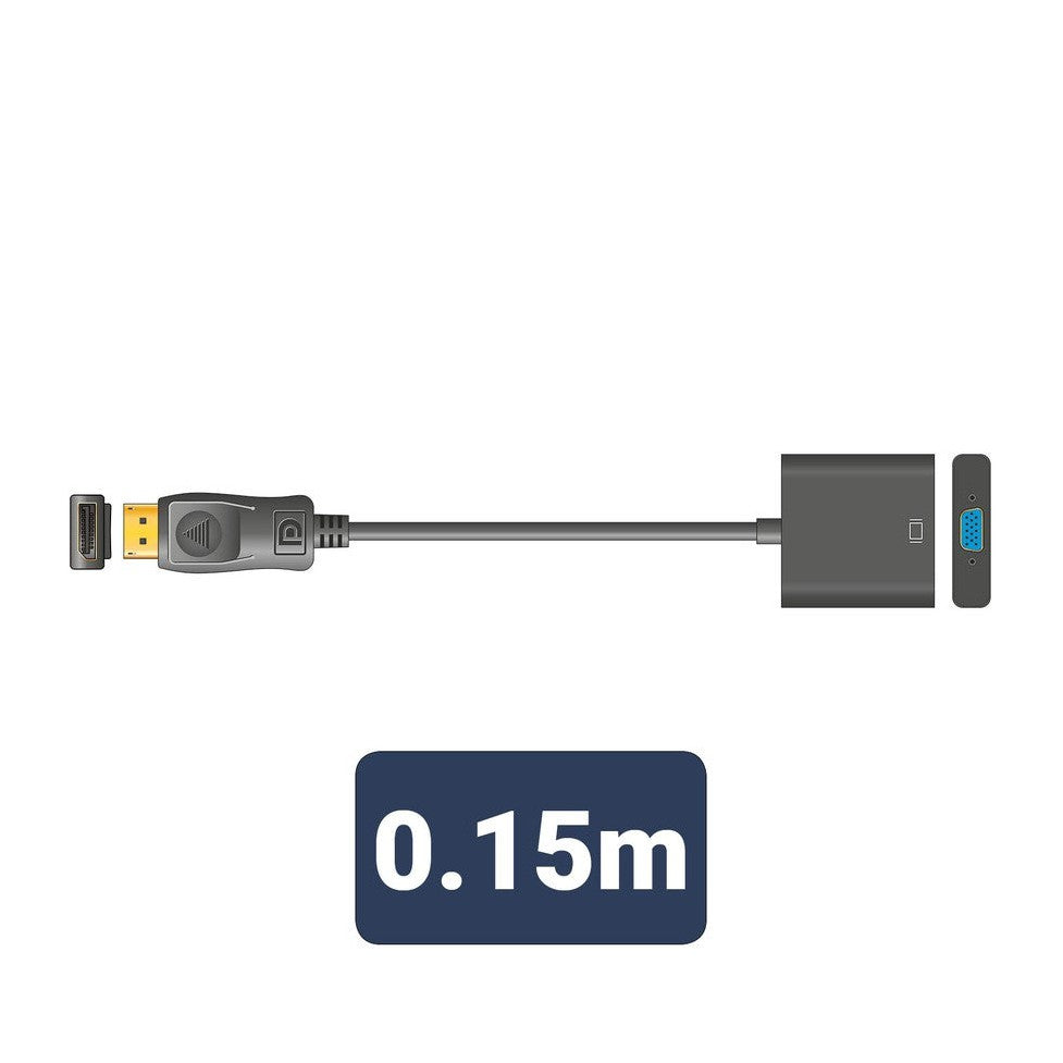 Adaptor Lead Display Port Plug – VGA Socket