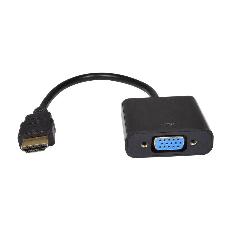 Adaptor Lead HDMI Plug to VGA Socket