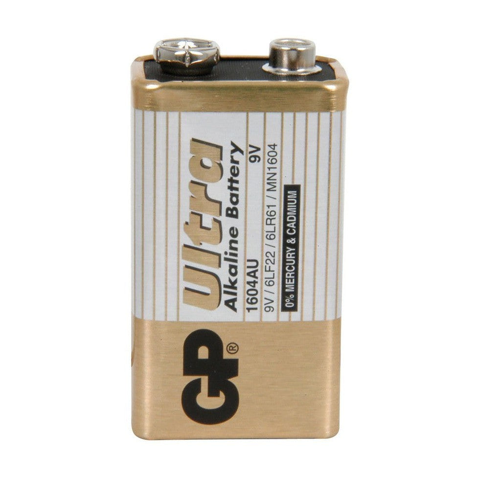 Alkaline batteries, PP3, 9V, 1pk