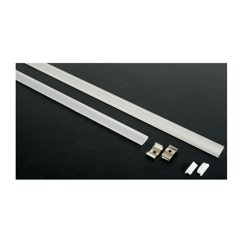 Aluminium LED Tape Profile Bendable >100mmØ 2m