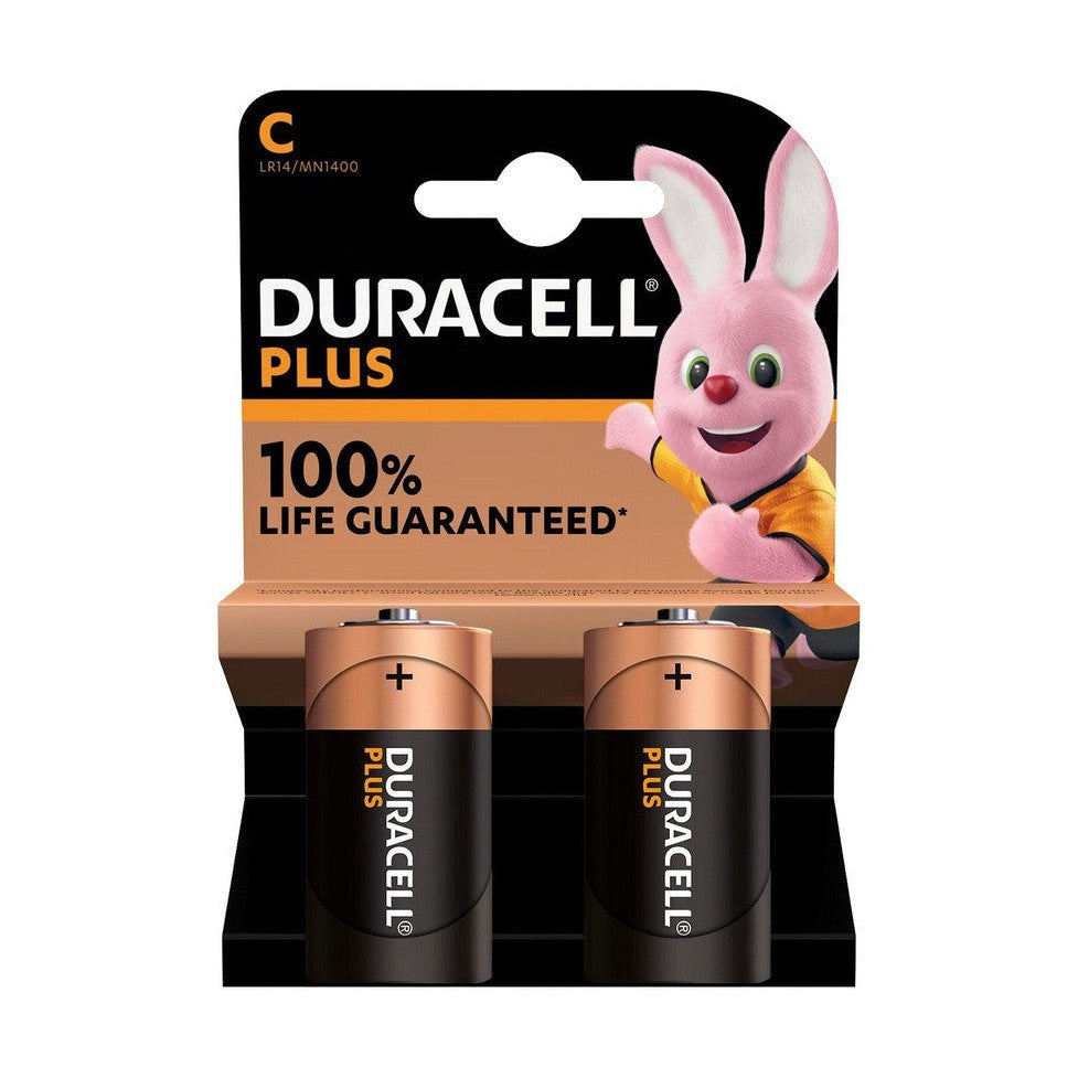C Duracell Plus power 2 Pack