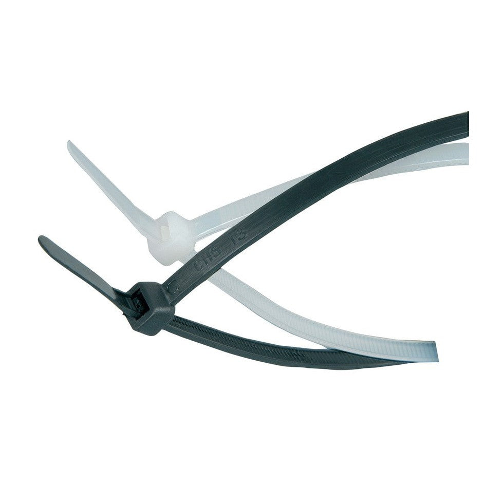 CTN25200 cable ties 2.5 x 200mm, white - bag of 100