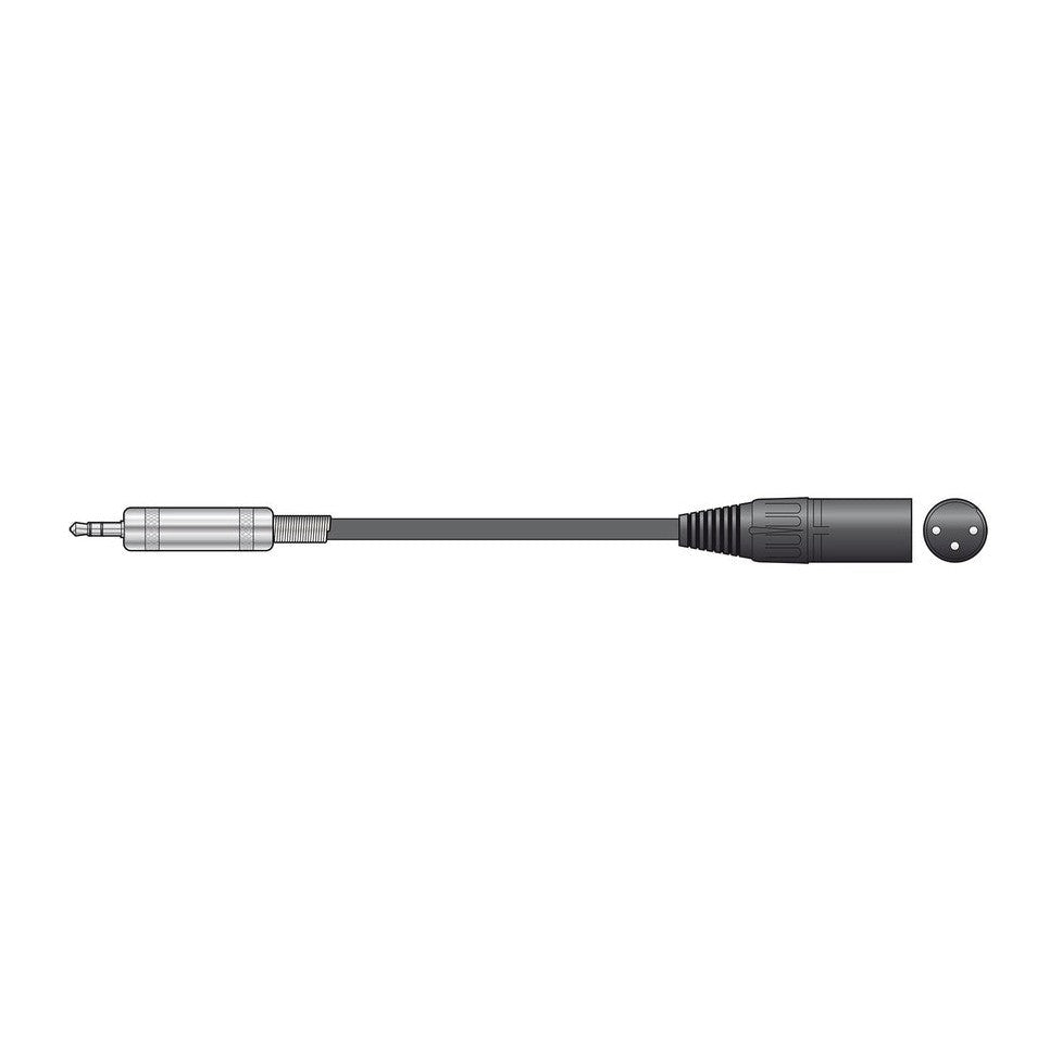 Classic Audio Lead 3.5mm Jack Plug - XLR Male 0.5m