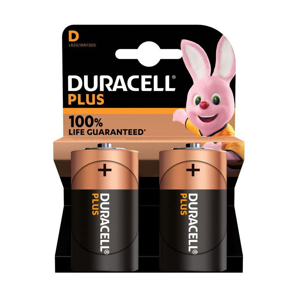 D Duracell Plus power 2 Pack