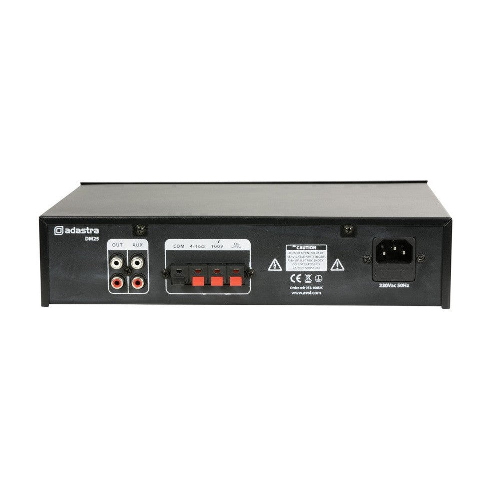 DM25 Digital 100V Mixer-Amp 25W
