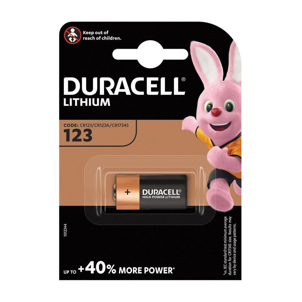 Duracell CR123 Lithium Battery