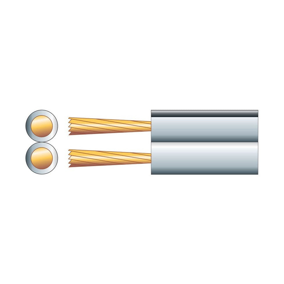Economy Fig 8 Speaker Cable, 2 x (13 x 0.2mmØ)