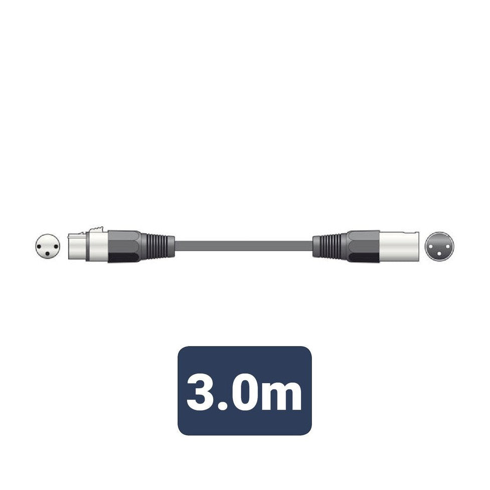 Essential Microphone Lead XLR 3.0m
