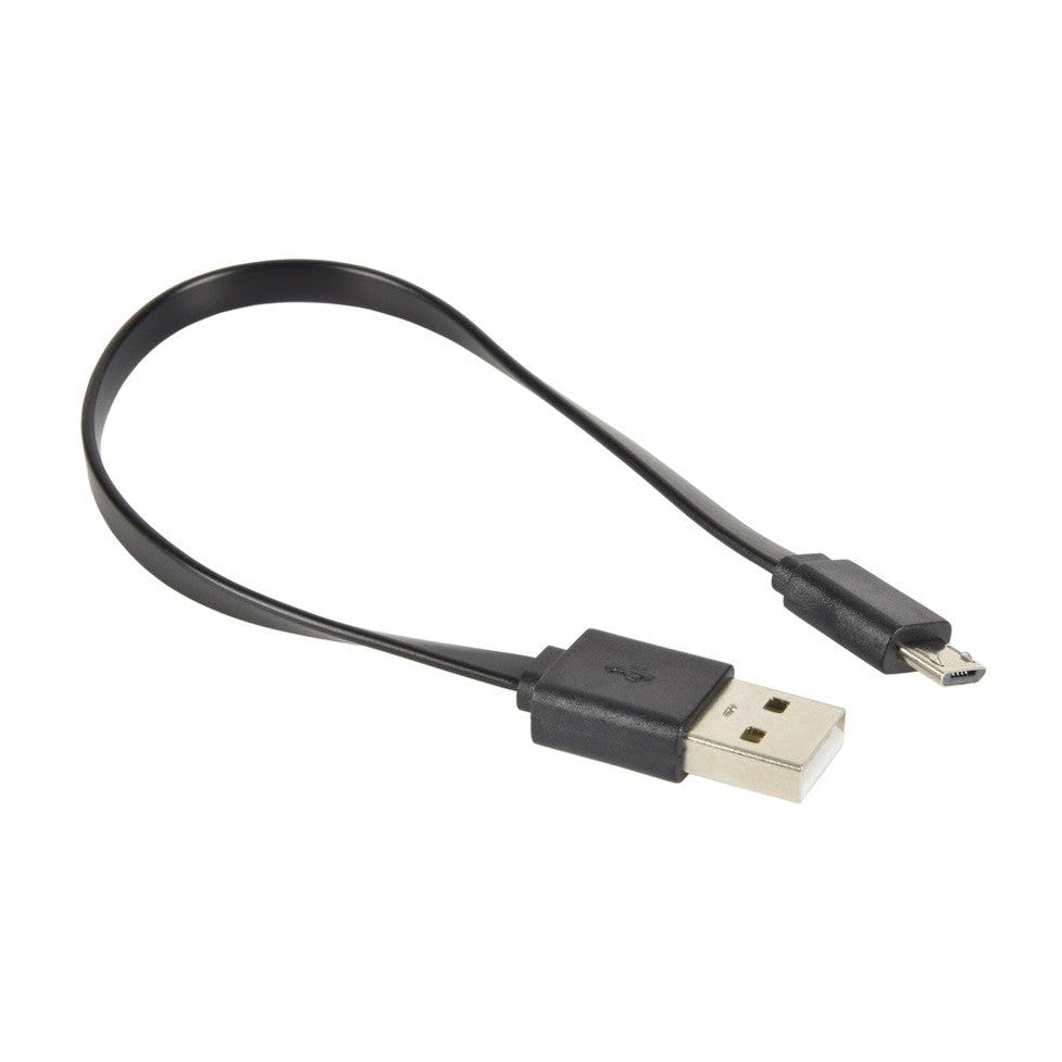 Micro USB Short Sync & Charge Flat Cable 20cm