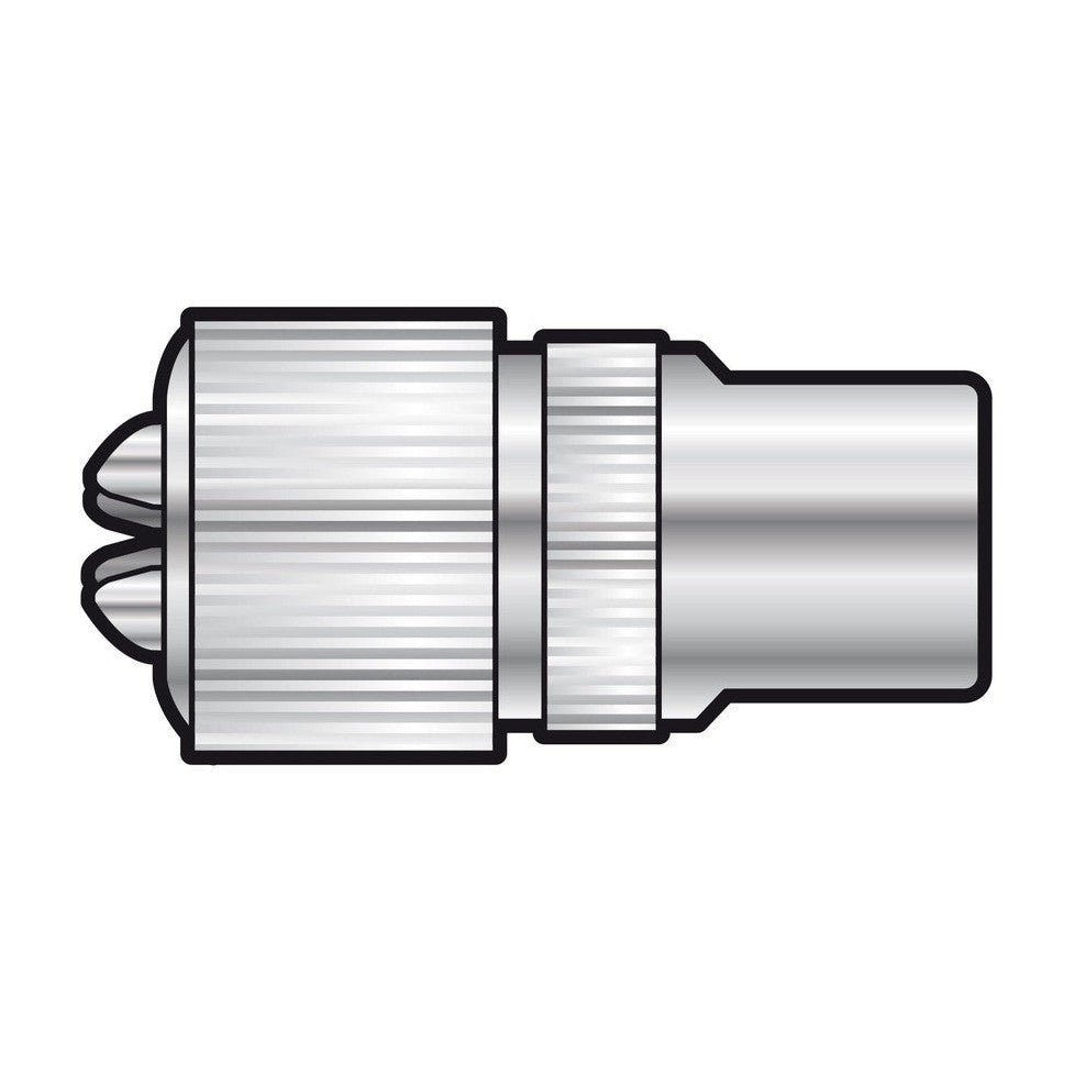 Nickel plated precision coaxial plug - bulk