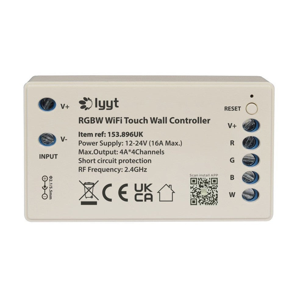 RGBW WiFi Touch Wall Controller