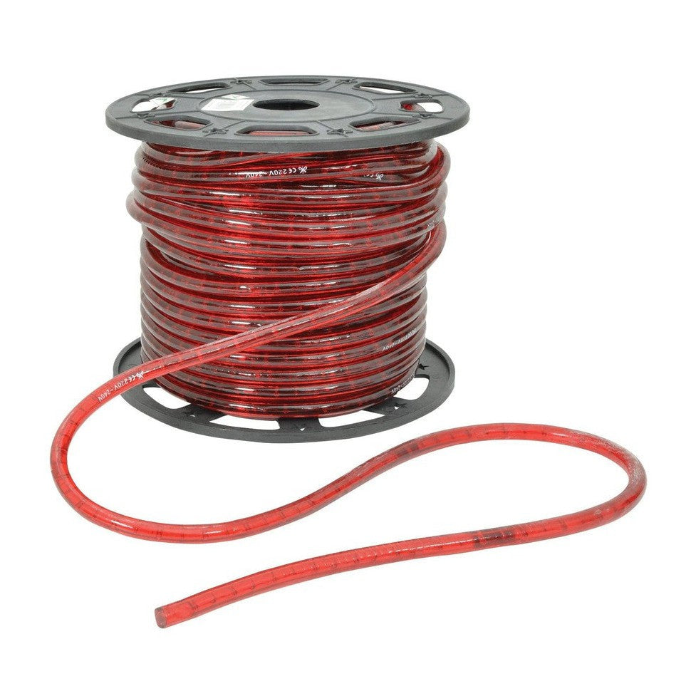 Rope light, 230V, 45m reel, red - price per m