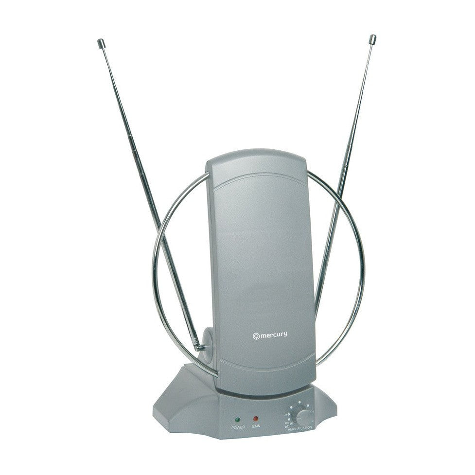 ST36A Indoor TV/FM antenna with amplifier, blister