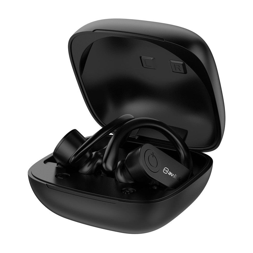 Splashproof True Wireless Sports Earphones & Charging Case