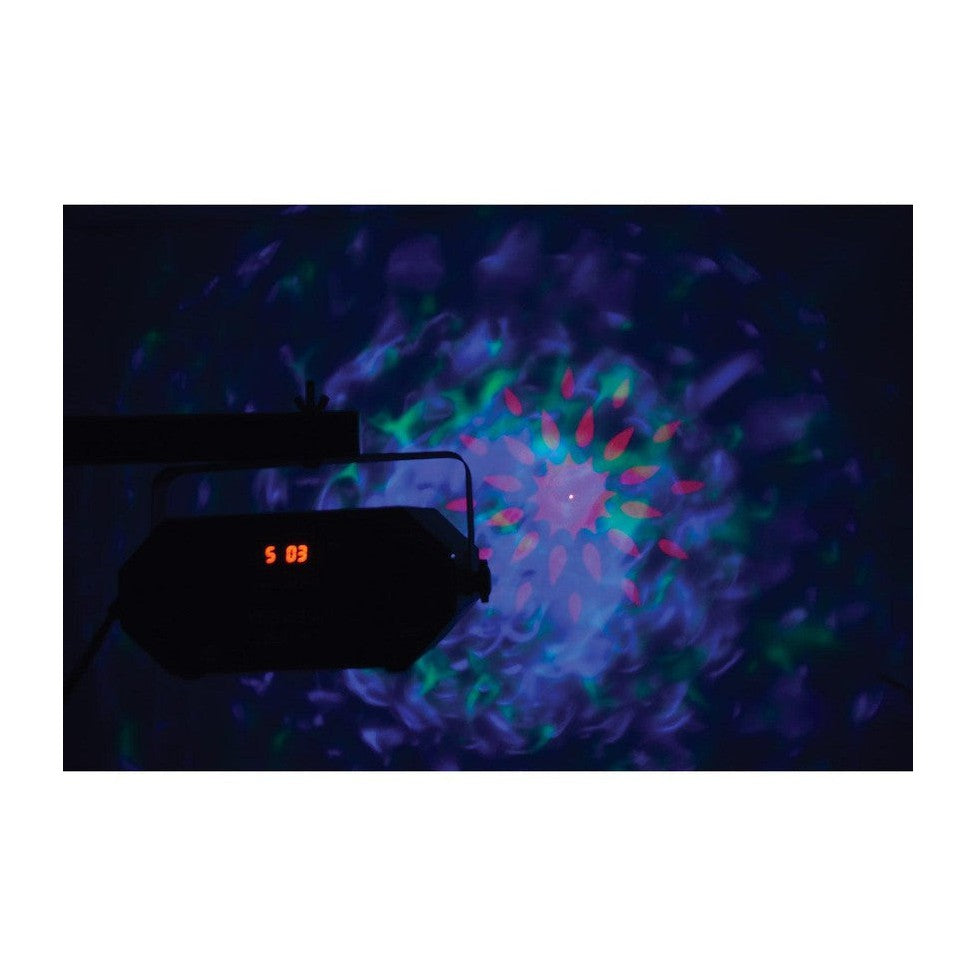 Tetra LED Moonflower + Wave + Strobe/UV + Laser Effect