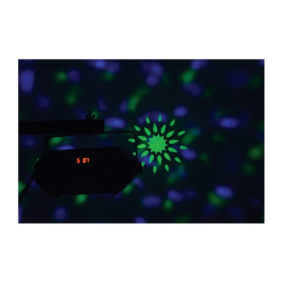 Tetra LED Moonflower + Wave + Strobe/UV + Laser Effect