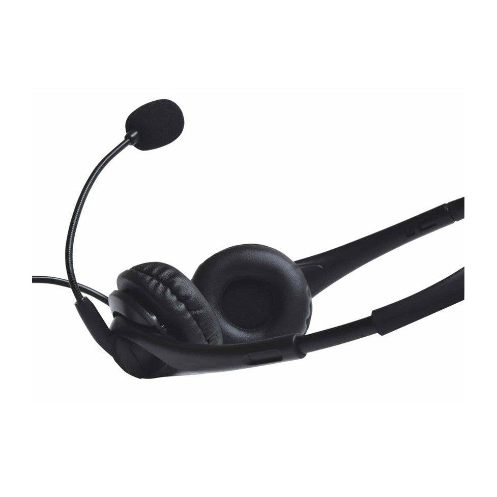 USB Multimedia Headset with Boom Microphone