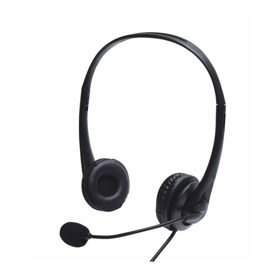 USB Multimedia Headset with Boom Microphone