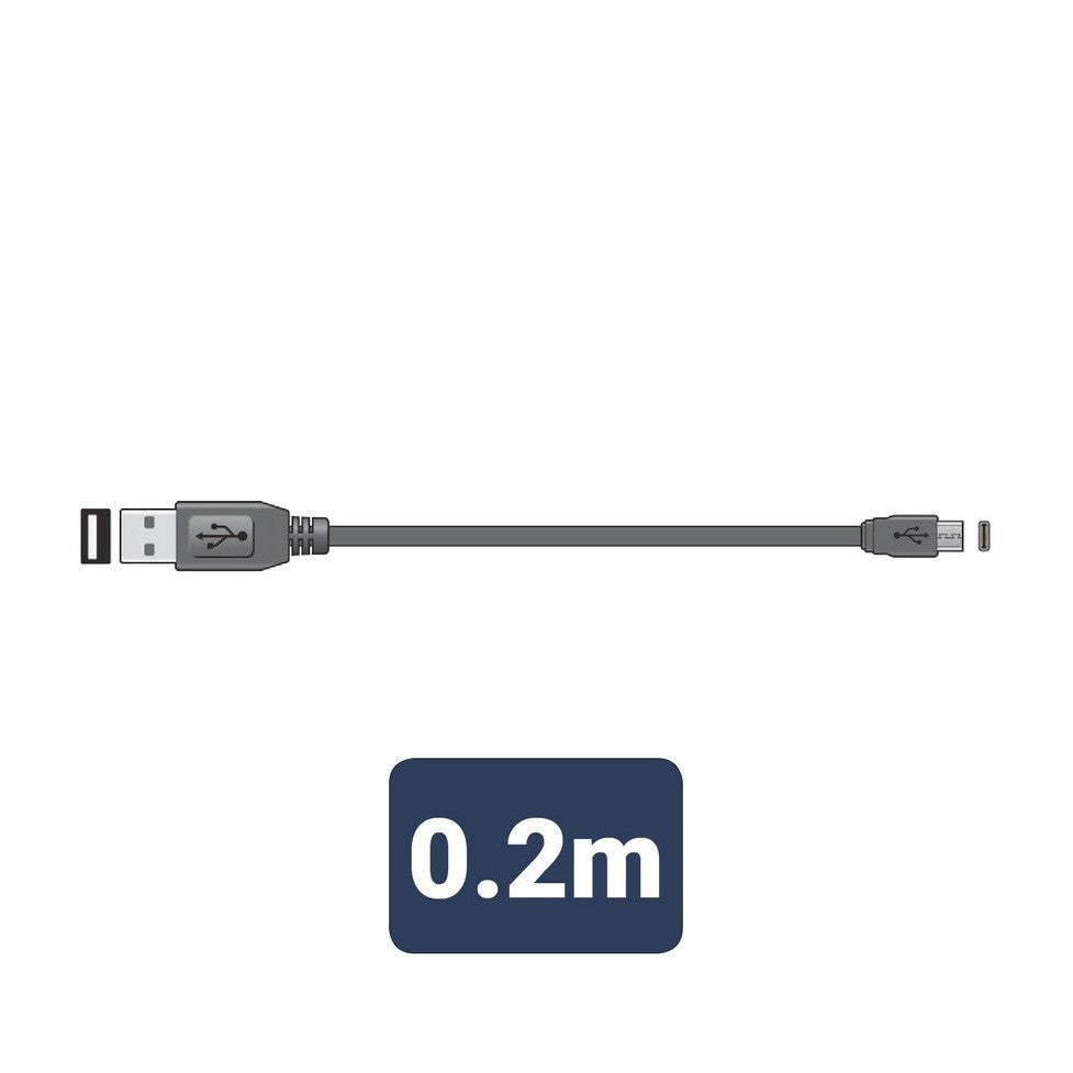 USB Type-C Short Sync & Charge Flat Cable 20cm